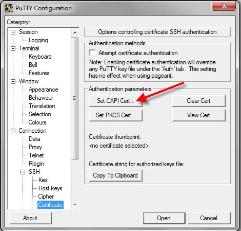 Smart Card Logon for SSH 